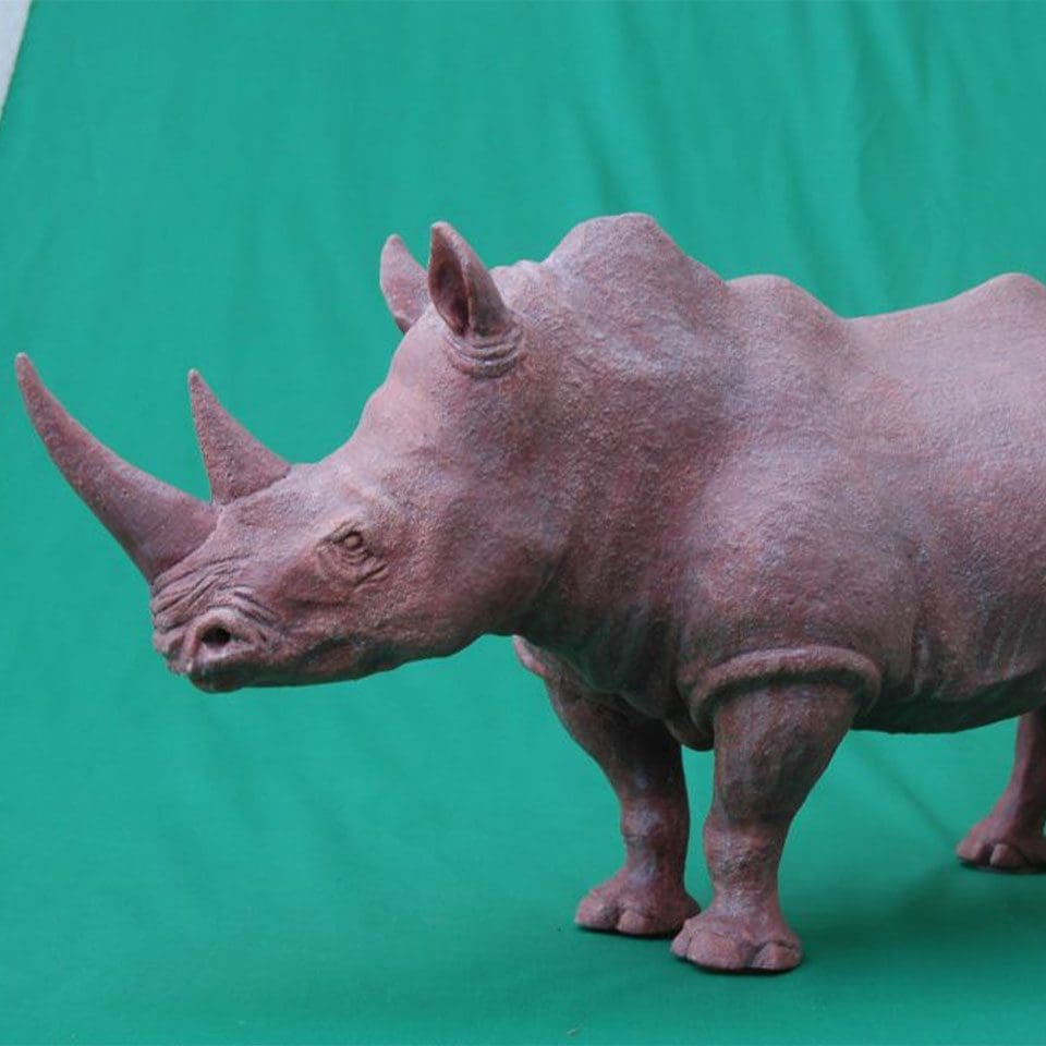 Rhino Sculpture Michael Keane Dublin Ireland