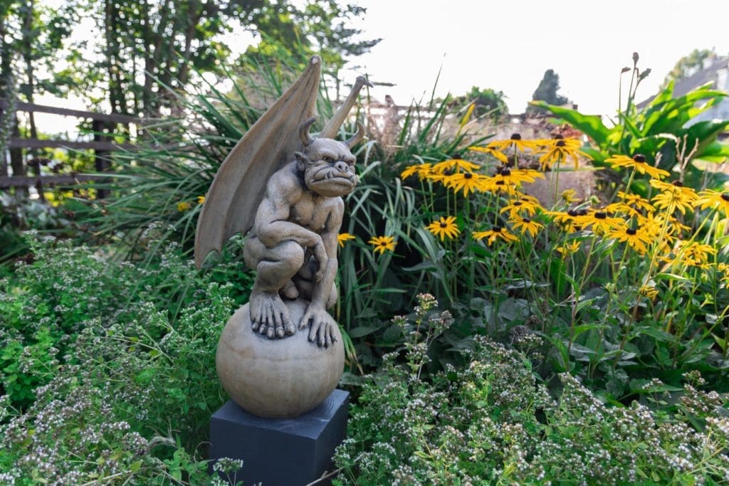 Gargoyle Sculpture Montenotte Hotel Cork Kildare Gallery gardens Michael Keane Irish Sculptor Dublin